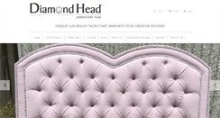 Desktop Screenshot of diamondheadupholsterytack.com
